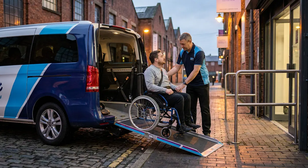 AccessRide: Assisted event transfer