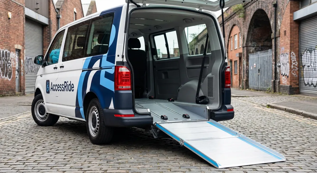 AccessRide: The vehicle and ramp