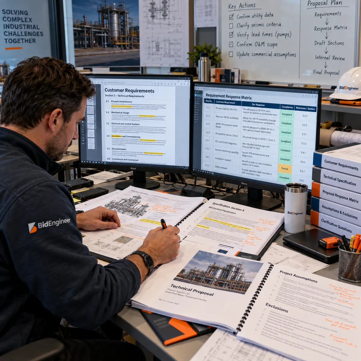 BidEngineer at work, 2
