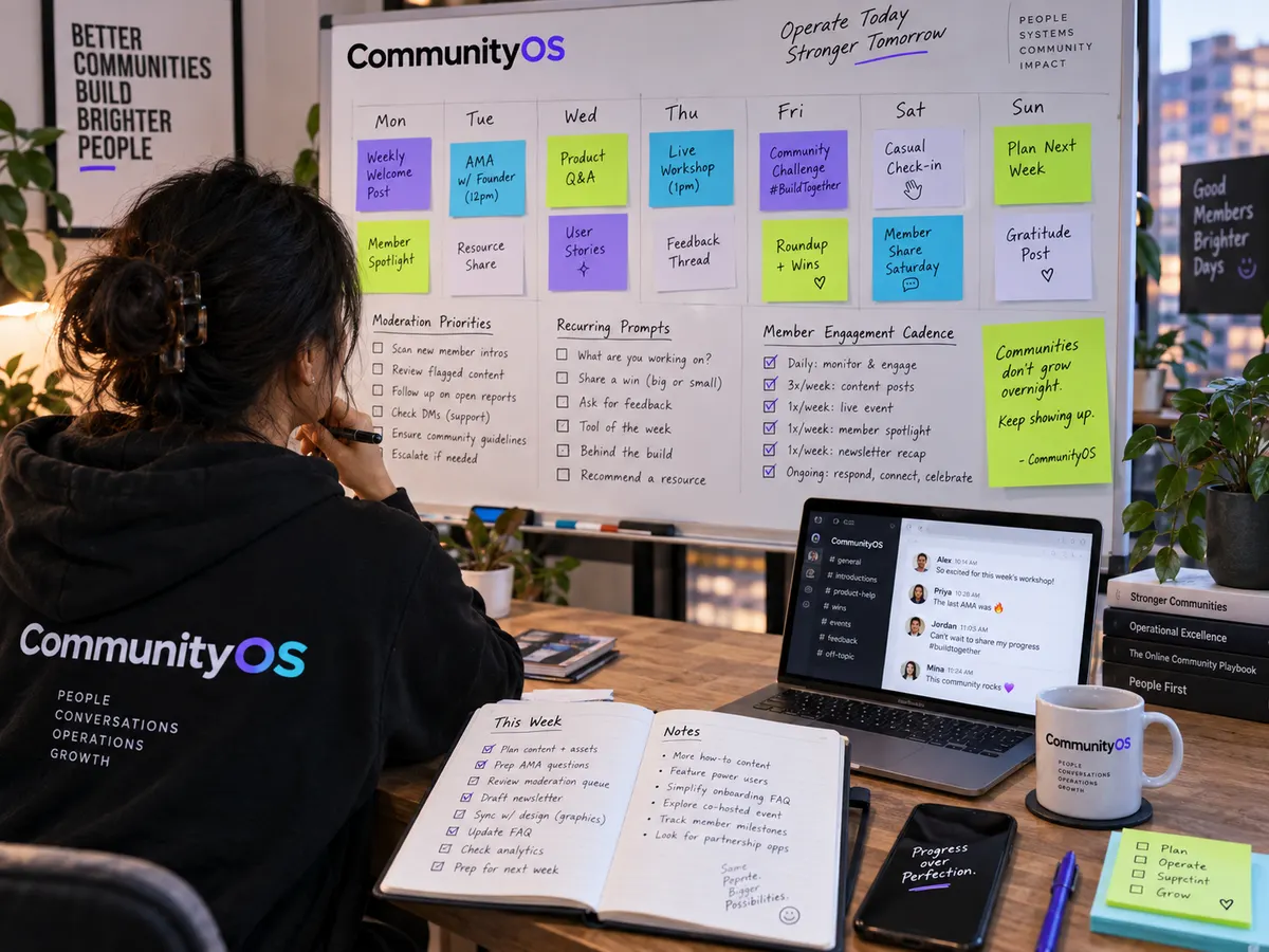 CommunityOS at work, 2
