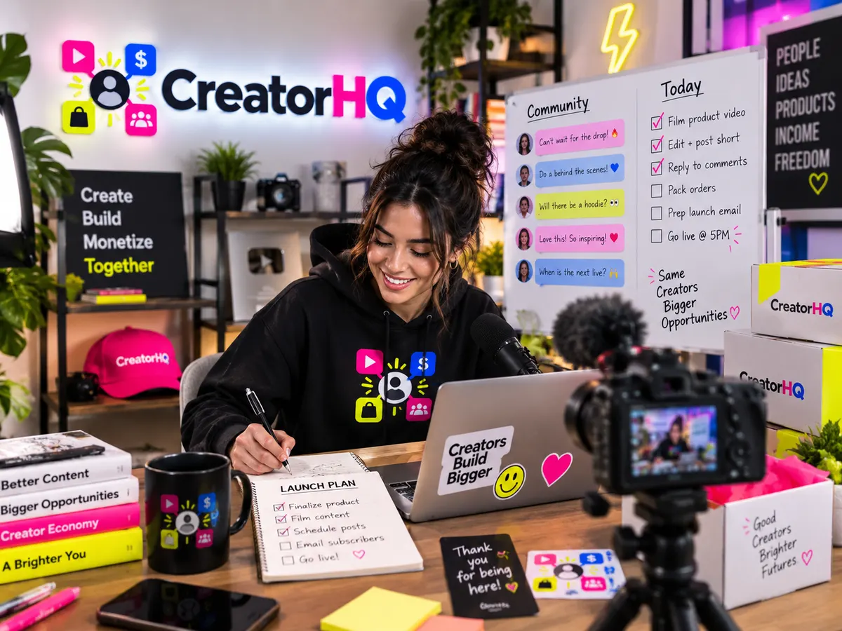CreatorHQ at work, 1