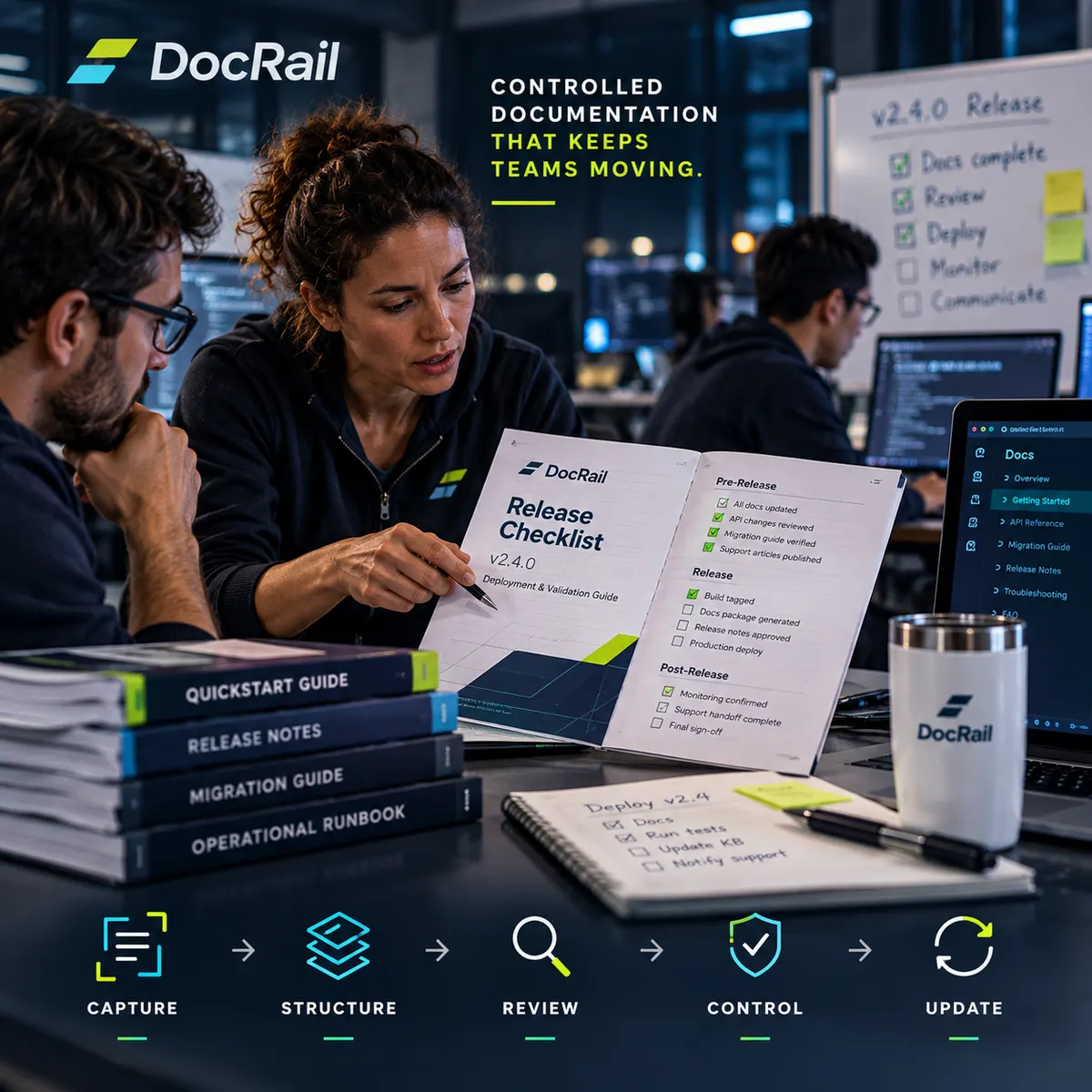 DocRail at work, 2