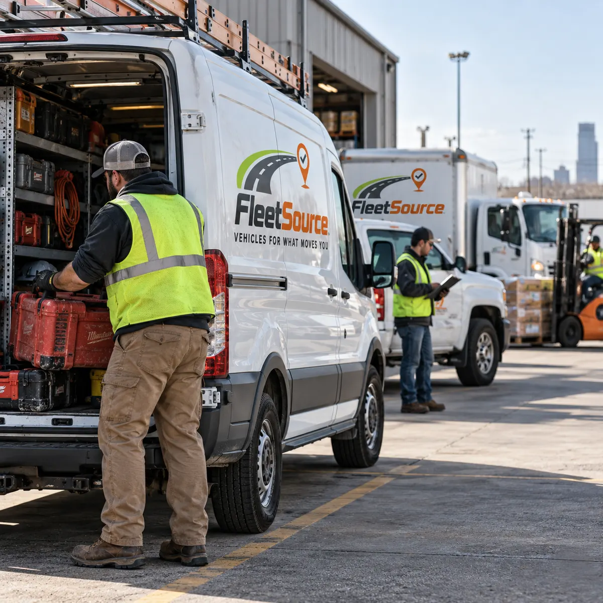 FleetSource at work, 2