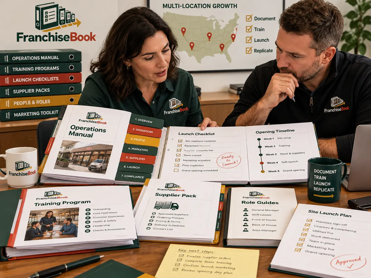 FranchiseBook at work, 1