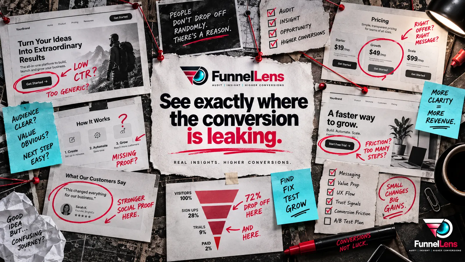 FunnelLens banner
