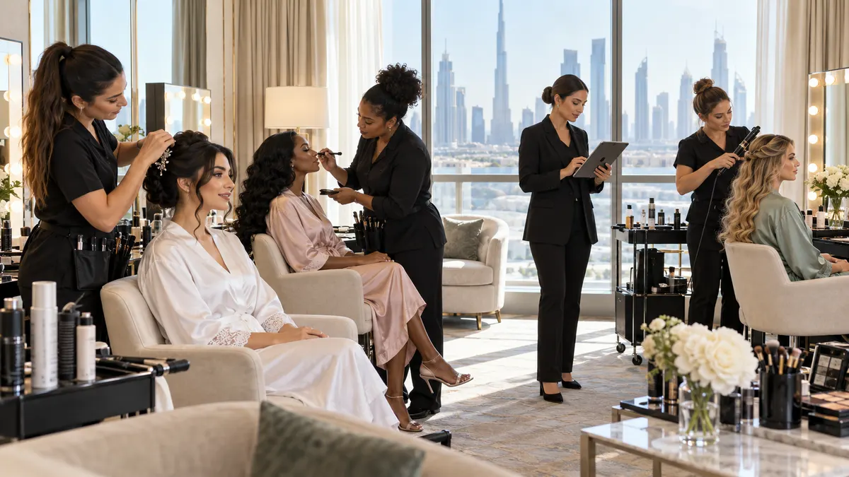 GlamCrew: Wedding party team