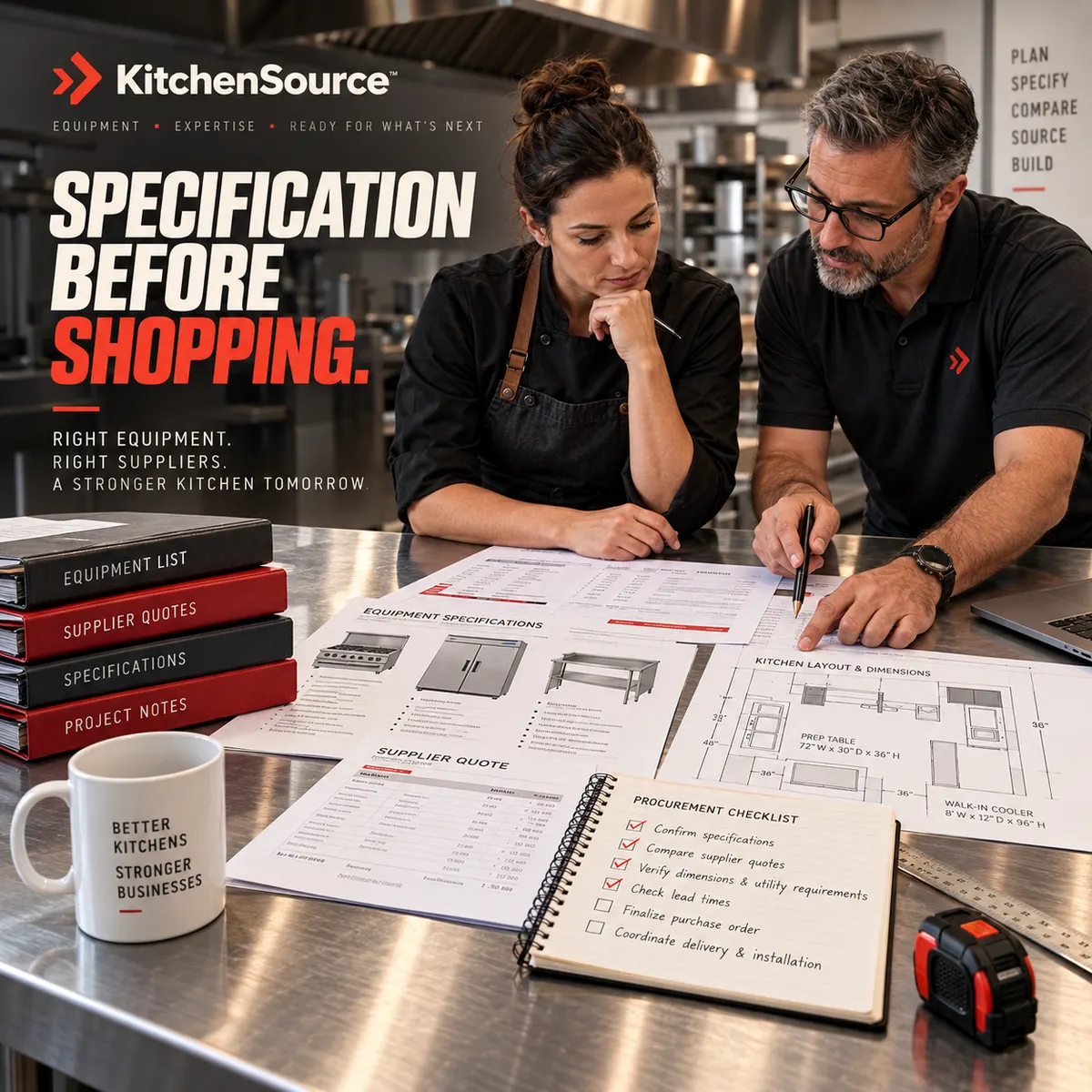 KitchenSource at work, 2