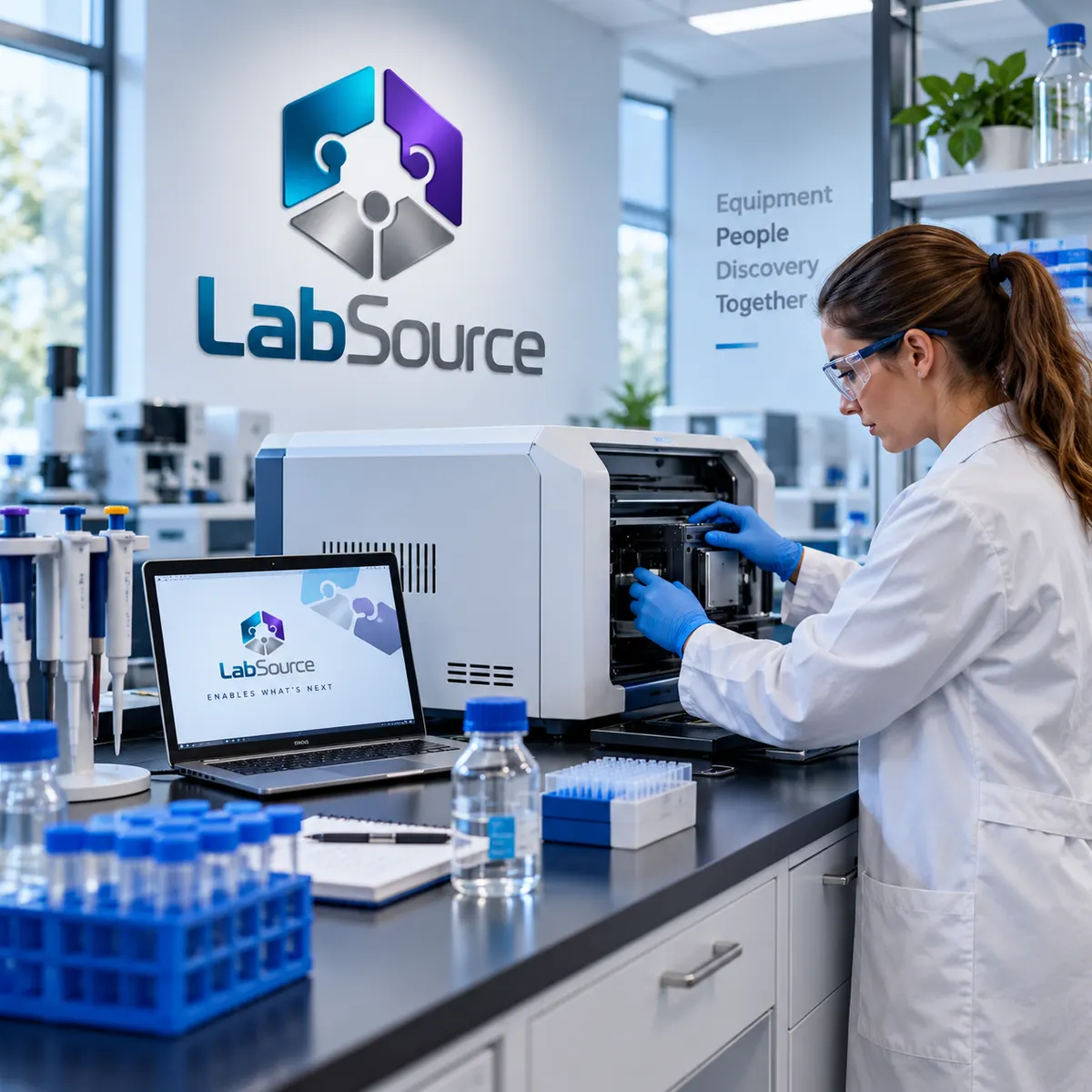 LabSource at work, 1