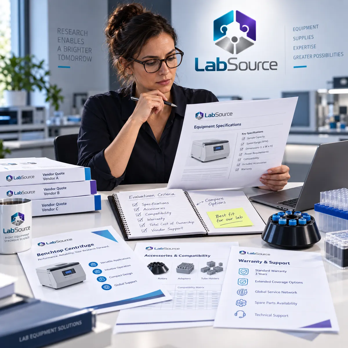 LabSource at work, 2