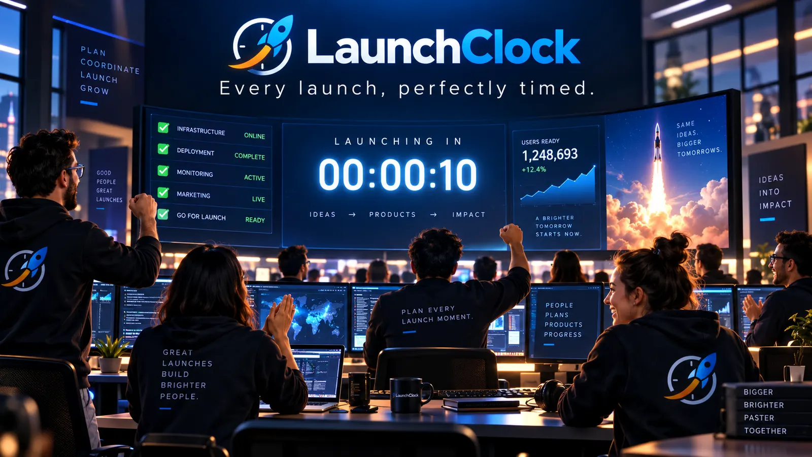 LaunchClock banner