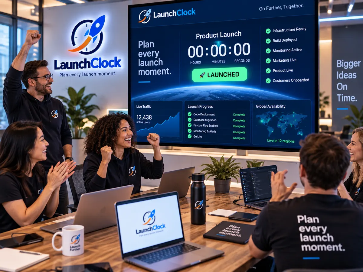 LaunchClock at work, 1