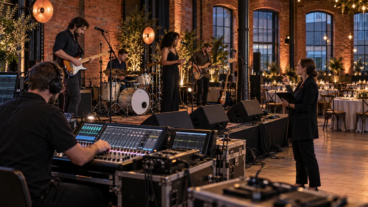 LiveNote: Soundcheck setup
