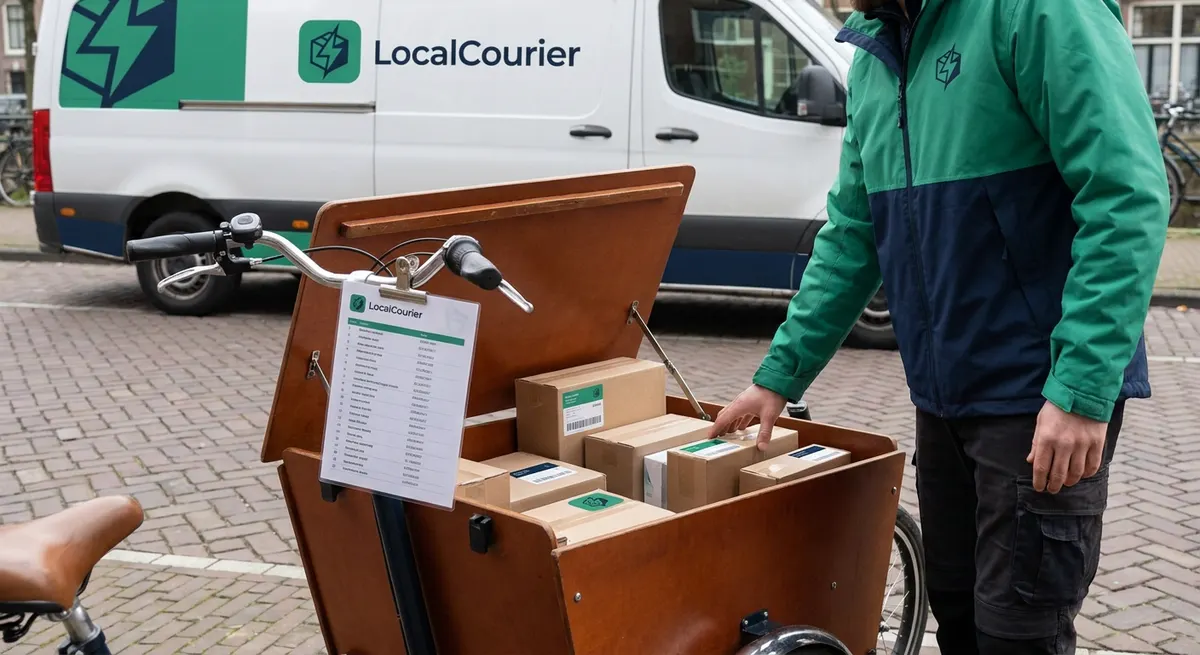 LocalCourier: Multi drop route
