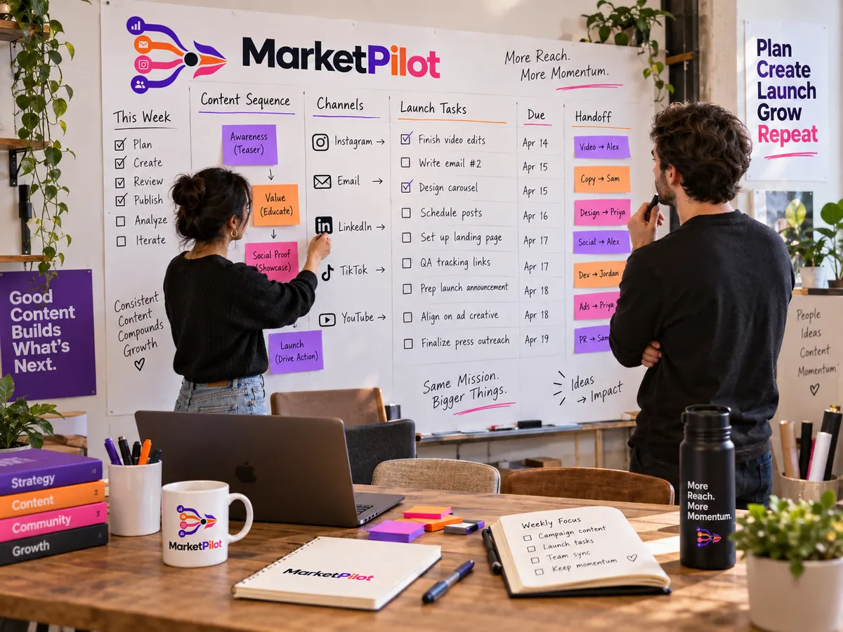 MarketPilot at work, 2