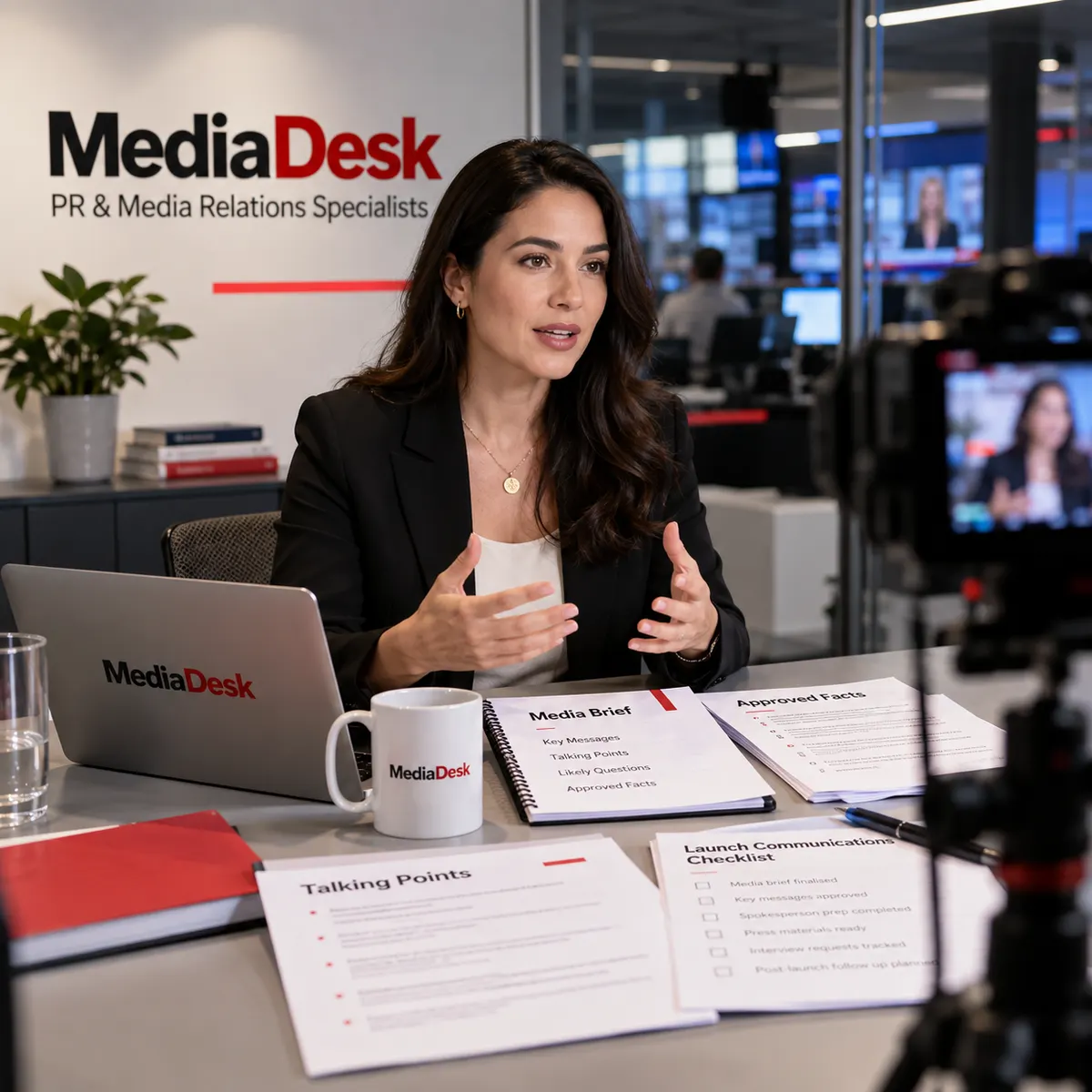 MediaDesk at work, 1