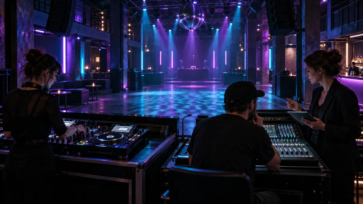 NightPulse: Venue soundcheck