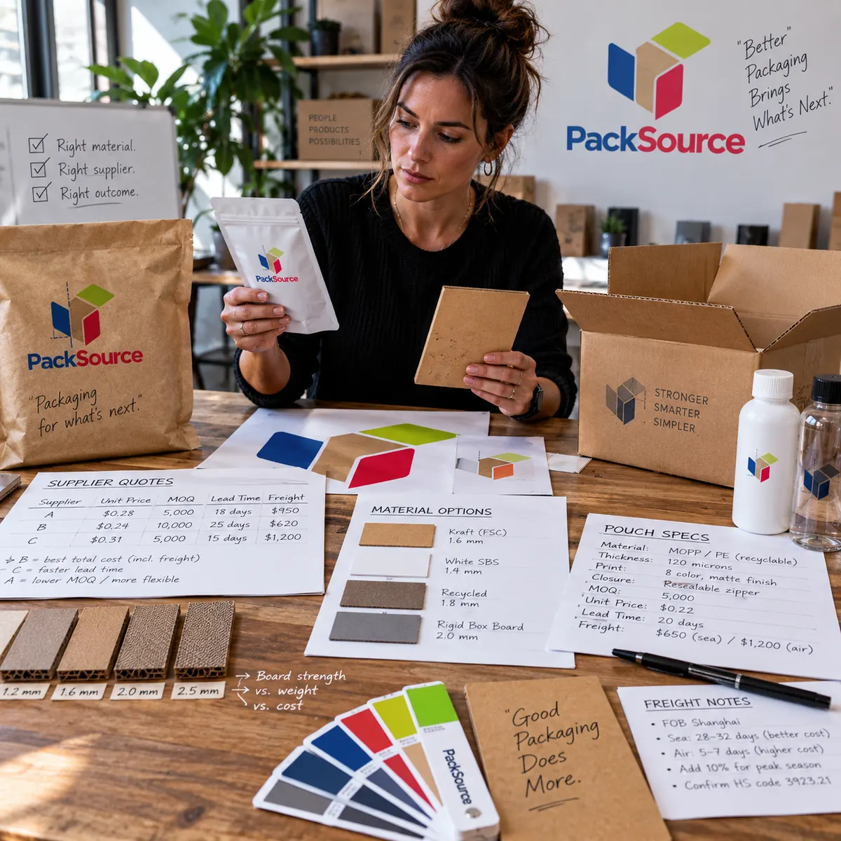 PackSource at work, 2