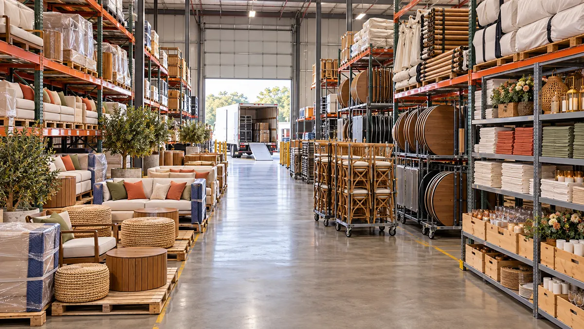 PartyStock: Warehouse inventory