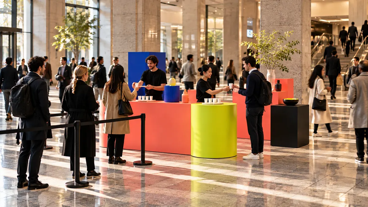 PopSpace: Sampling kiosk