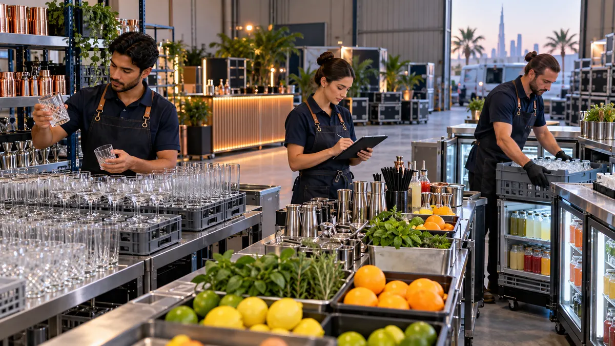PourHouse: Stock equipment planning