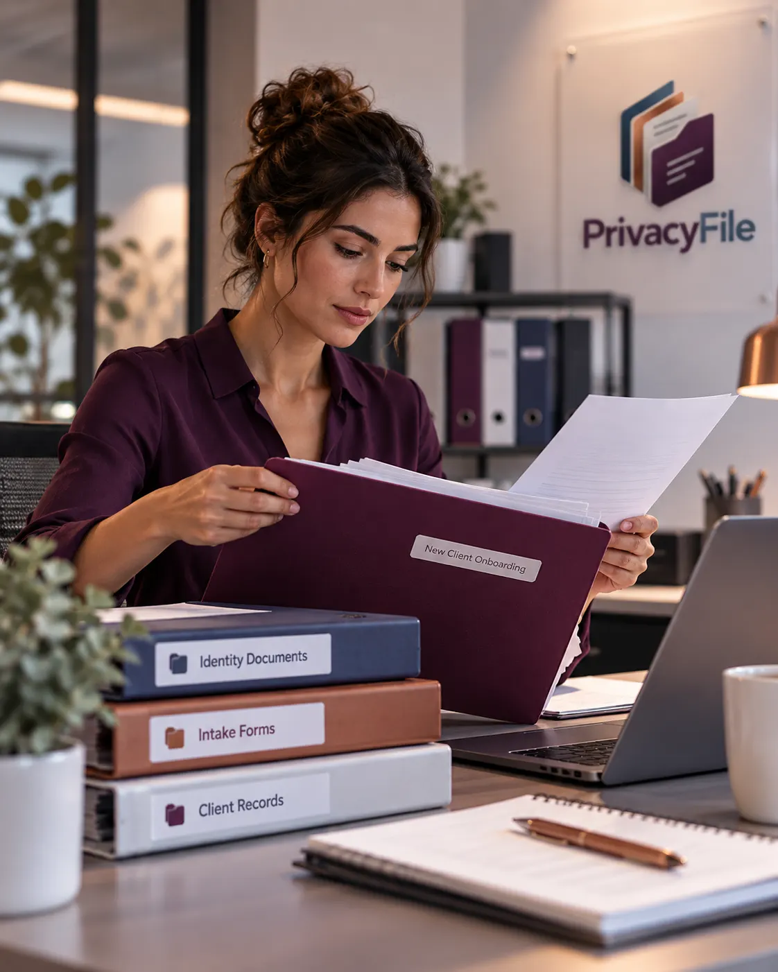 PrivacyFile at work, 2