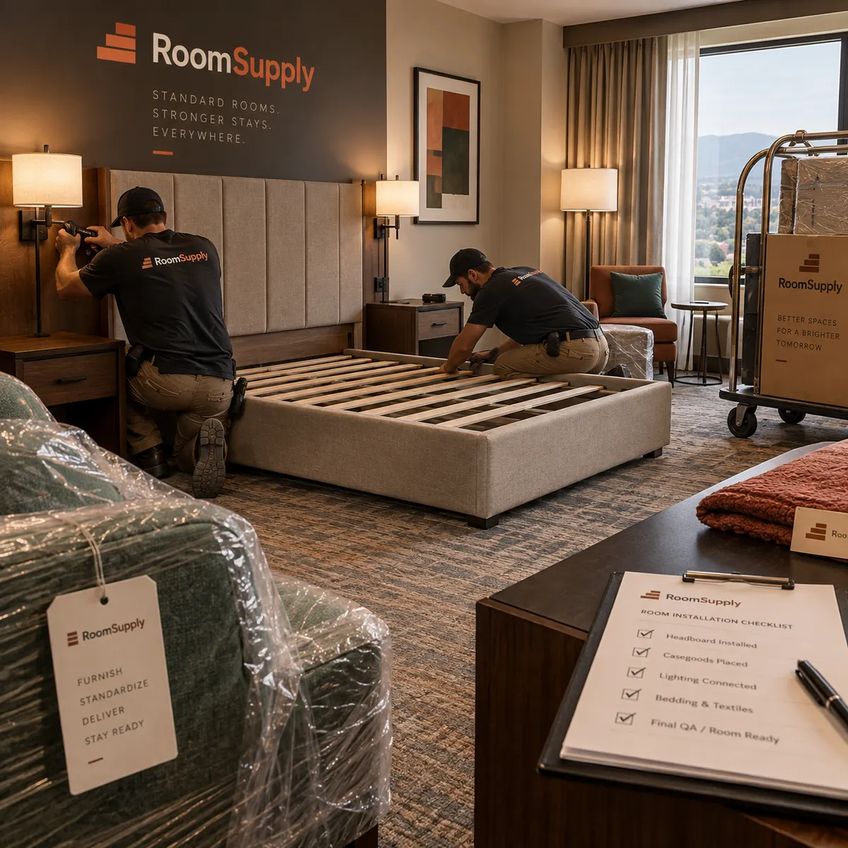 RoomSupply at work, 1