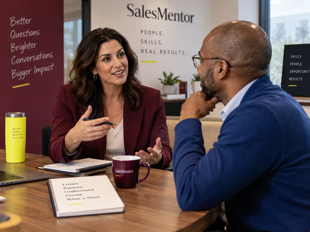 SalesMentor at work, 2