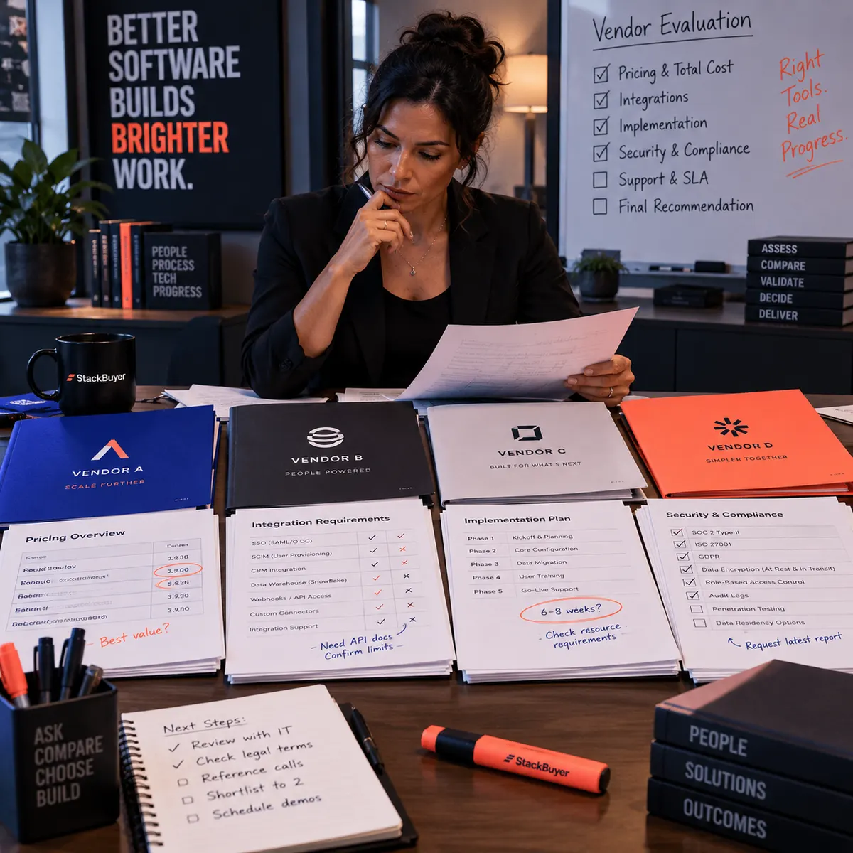 StackBuyer at work, 2