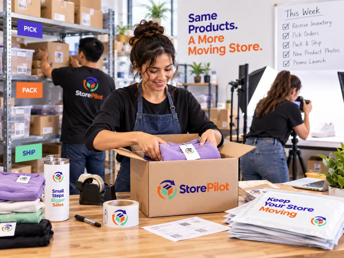 StorePilot at work, 2