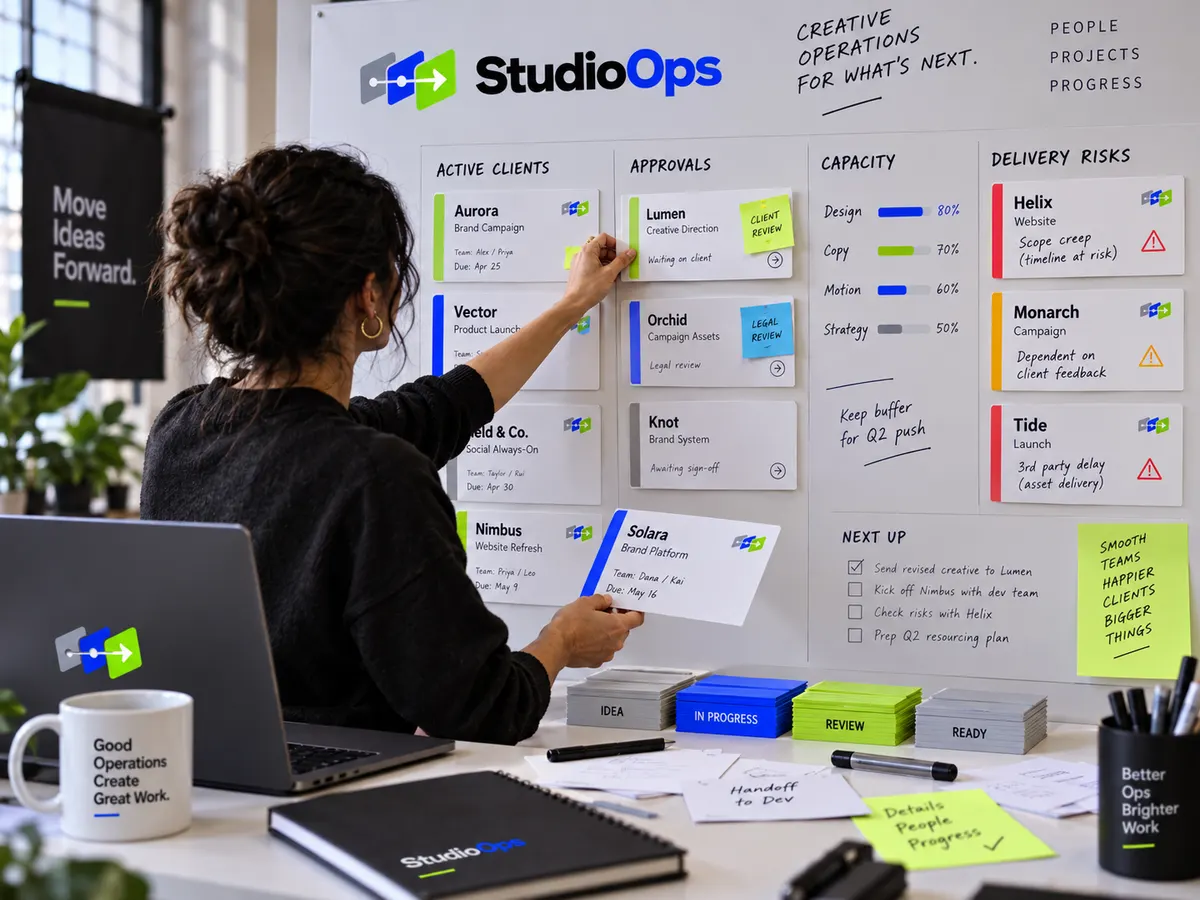 StudioOps at work, 2