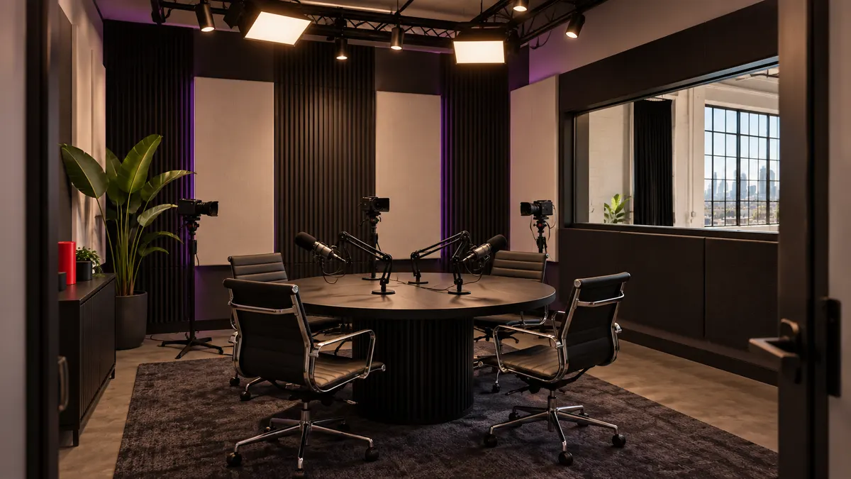 StudioSlot: Podcast room