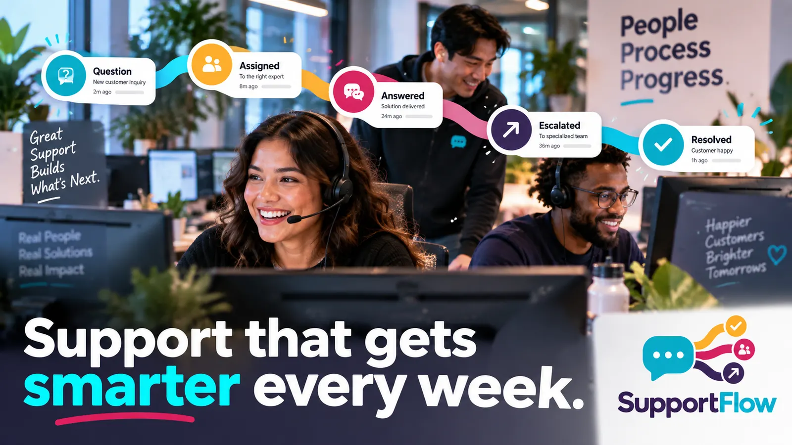 SupportFlow banner