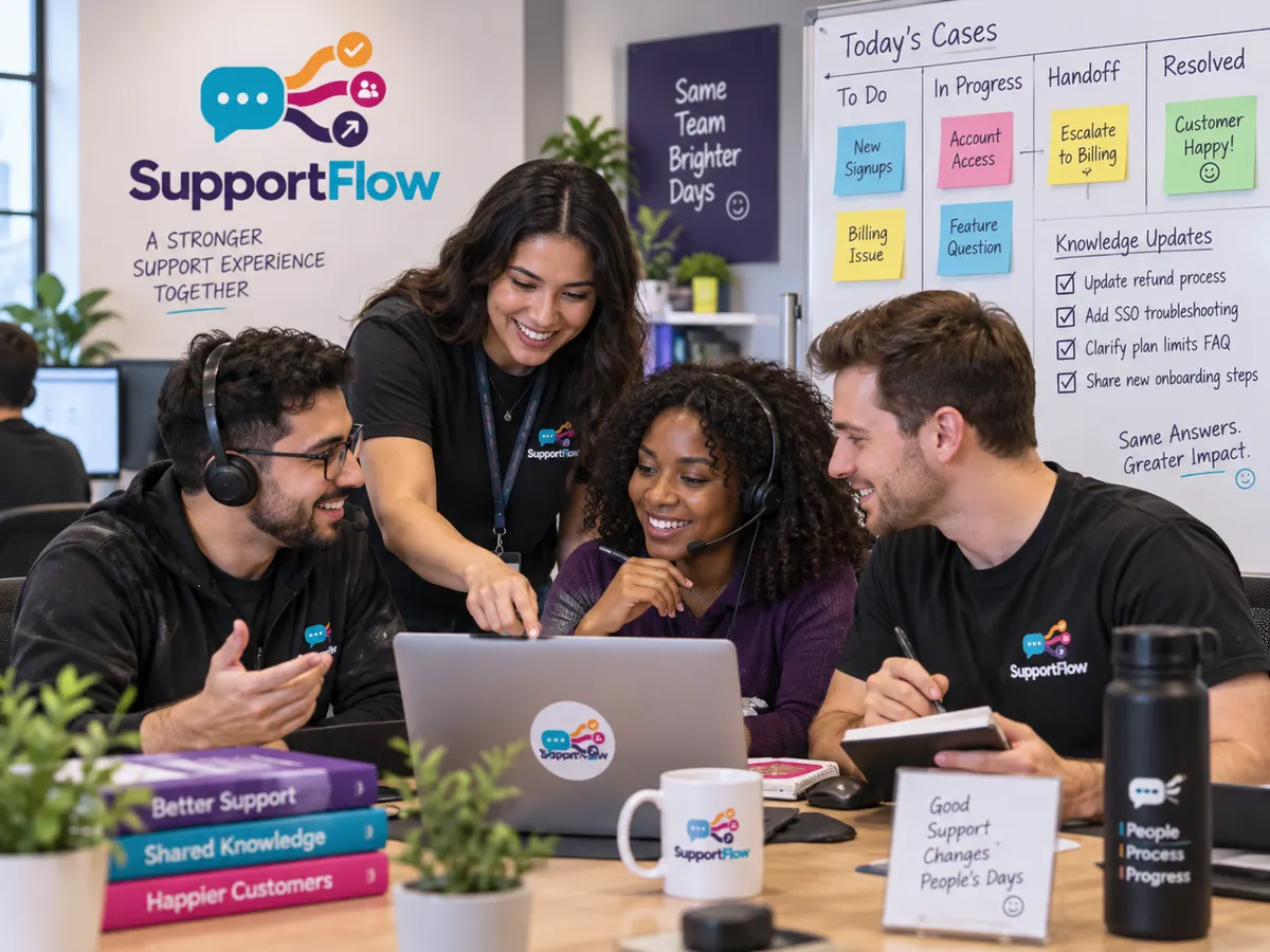 SupportFlow at work, 1