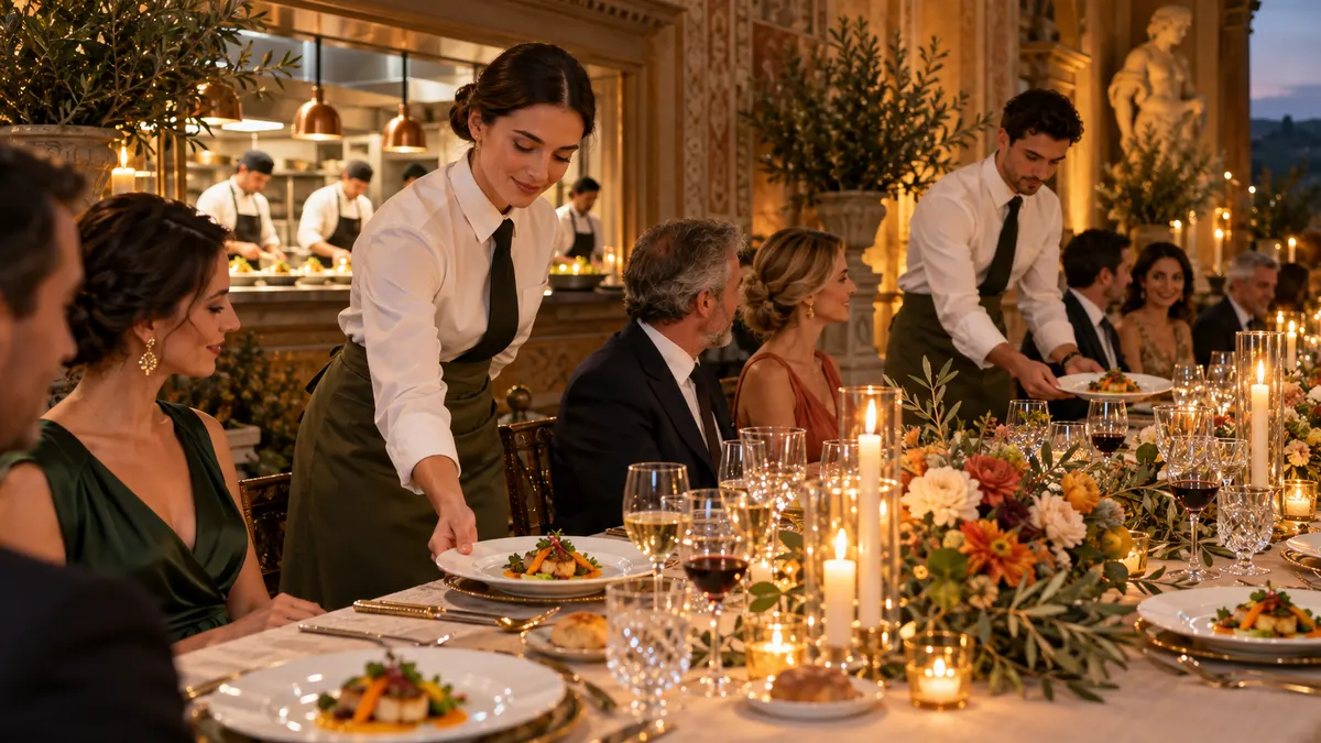 TableCraft: Plated event menu