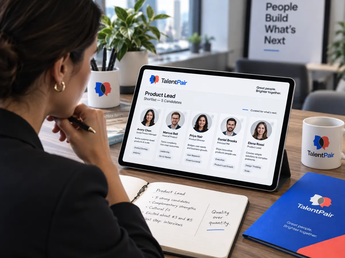 TalentPair at work, 1