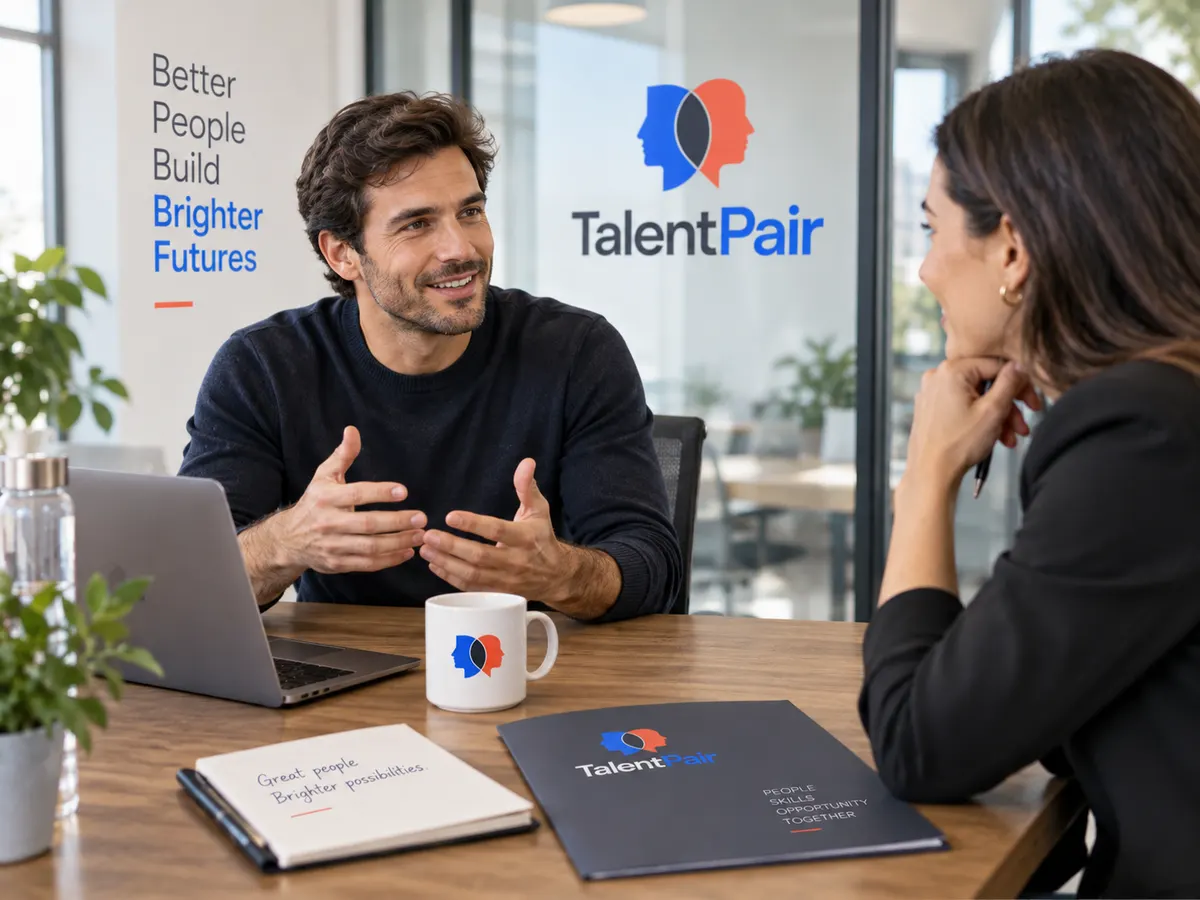TalentPair at work, 2