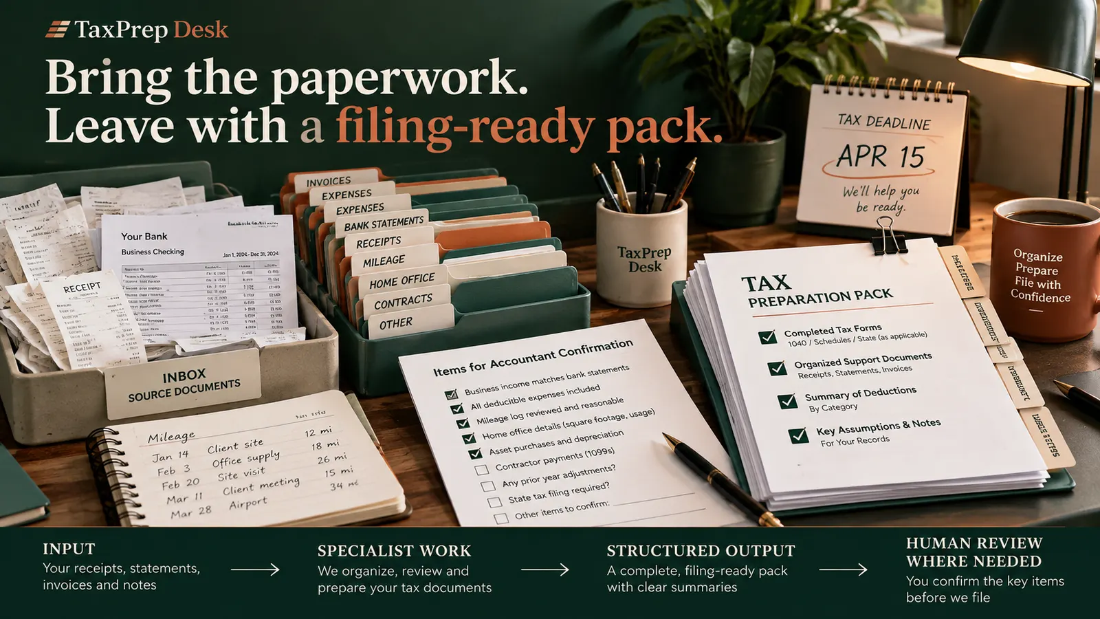 TaxPrep Desk banner