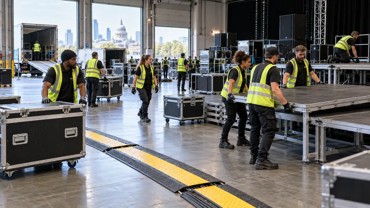 TechStage: Stagehand load in