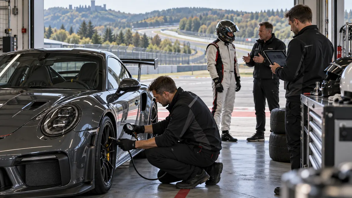 TrackRush: Pit lane operations