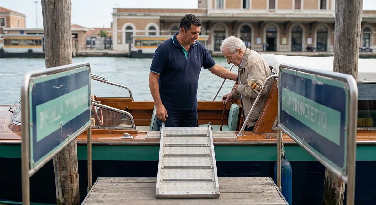 WaterRoute: Accessible transfer