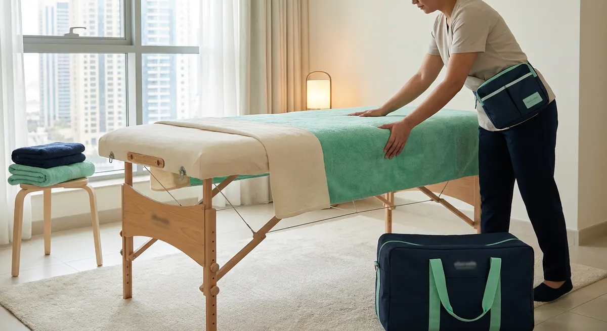 WellAtHome: Mobile massage