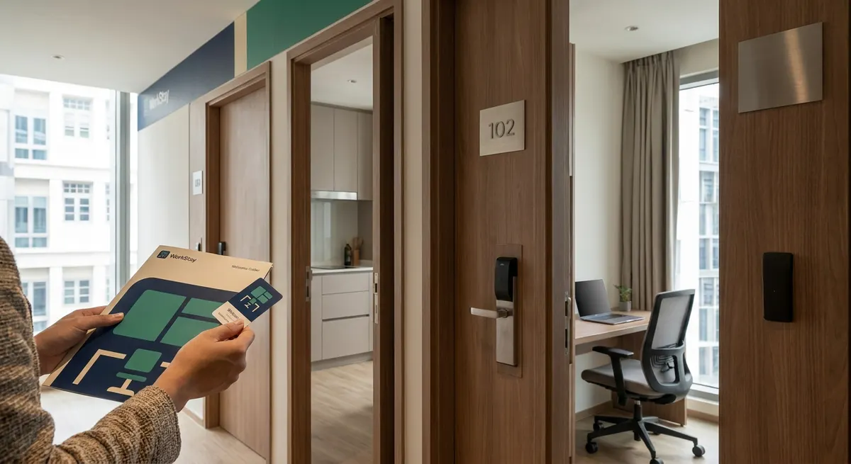 WorkStay: Team housing block