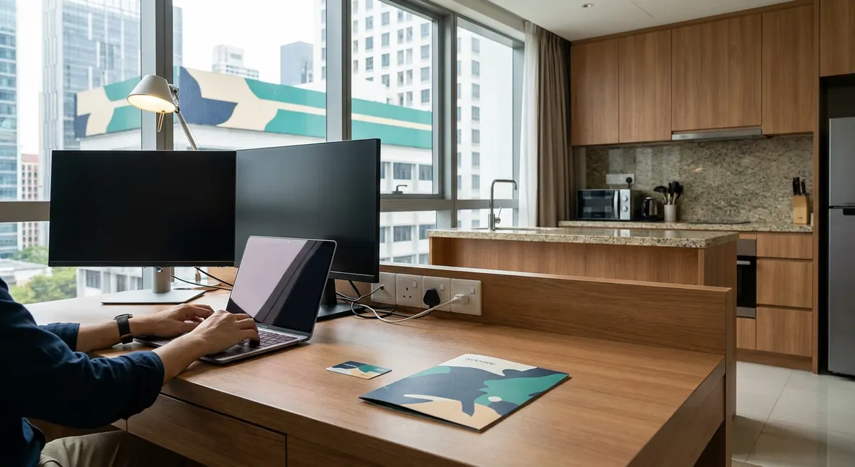 WorkStay: Desk setup
